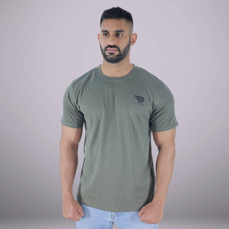 Basic Olive T-Shirt with logo