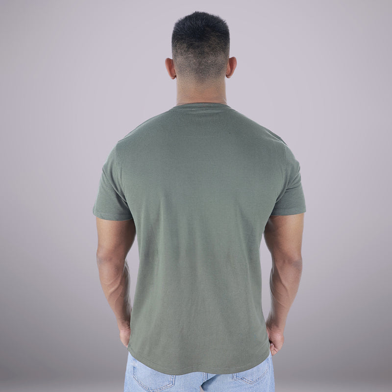 Basic Olive T-Shirt with logo