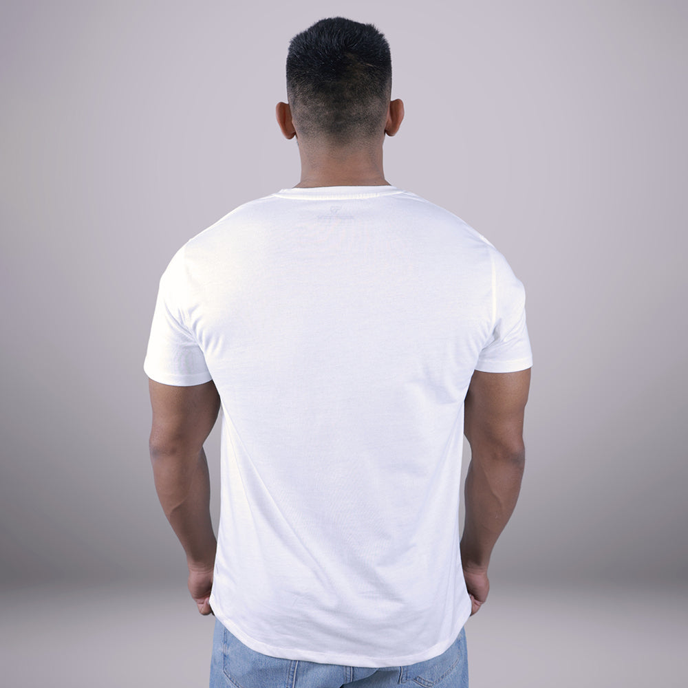 Premium White T-Shirt with Logo