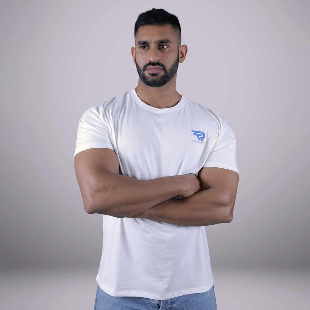 Premium White T-Shirt with Logo