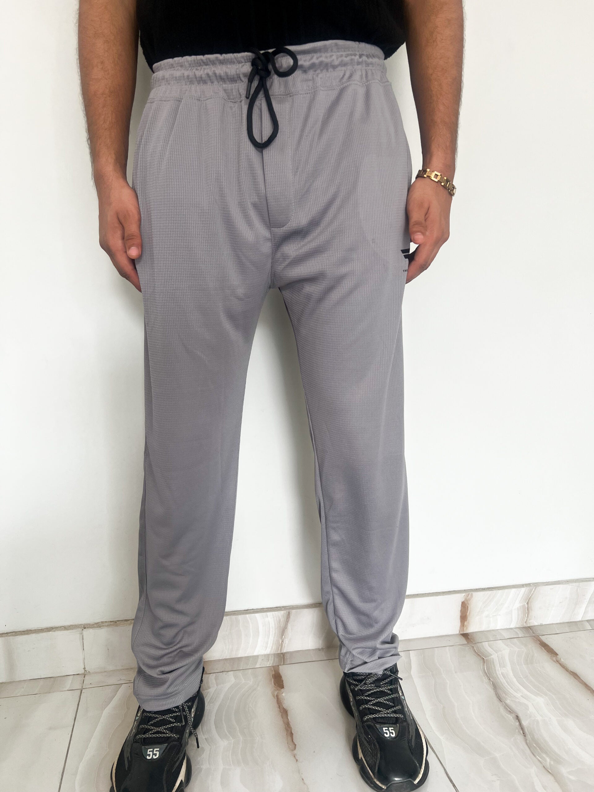 Basic Knitted Grey Trouser