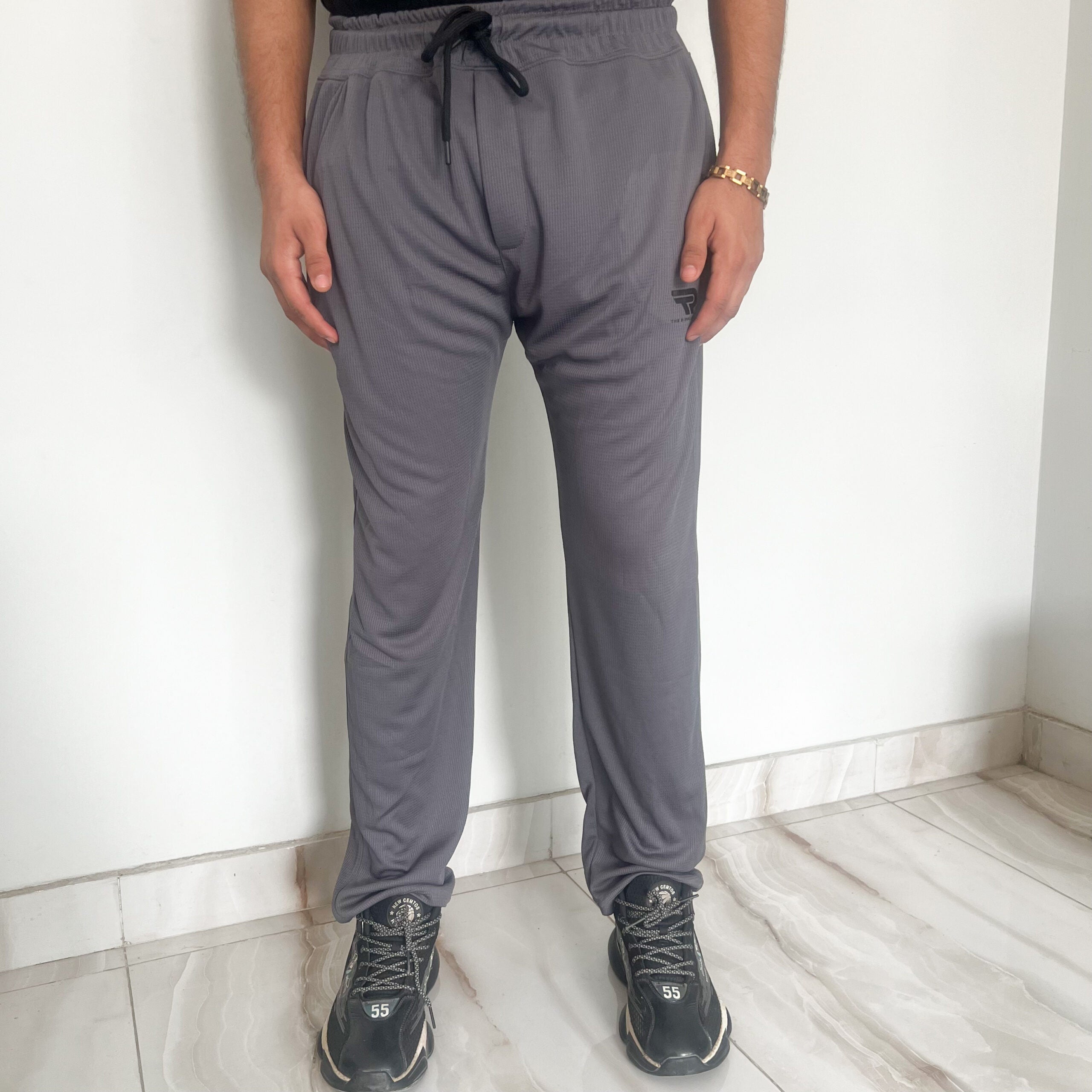 Basic Knitted Silver Trouser