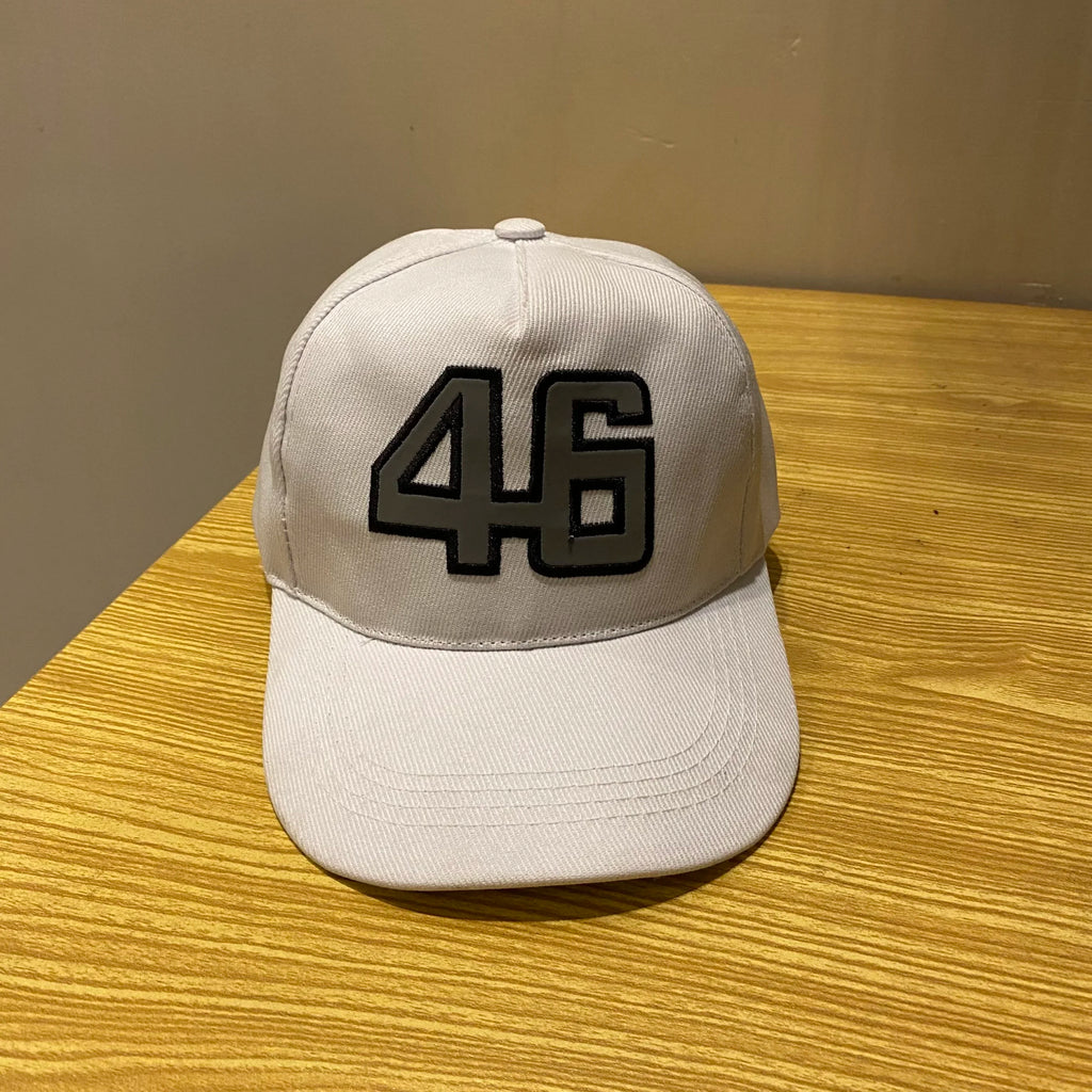46 White Addition Cap