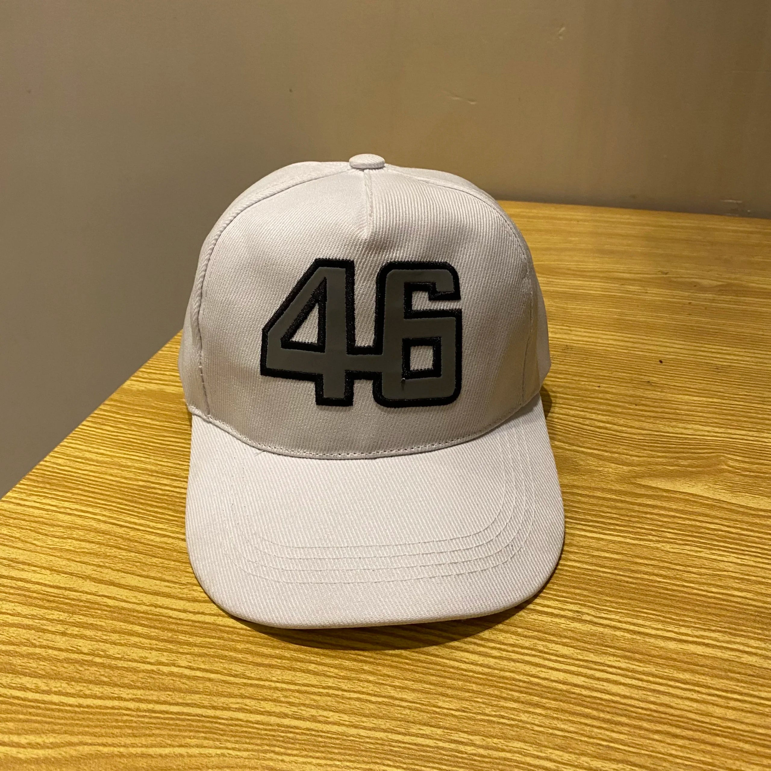 46 White Addition Cap