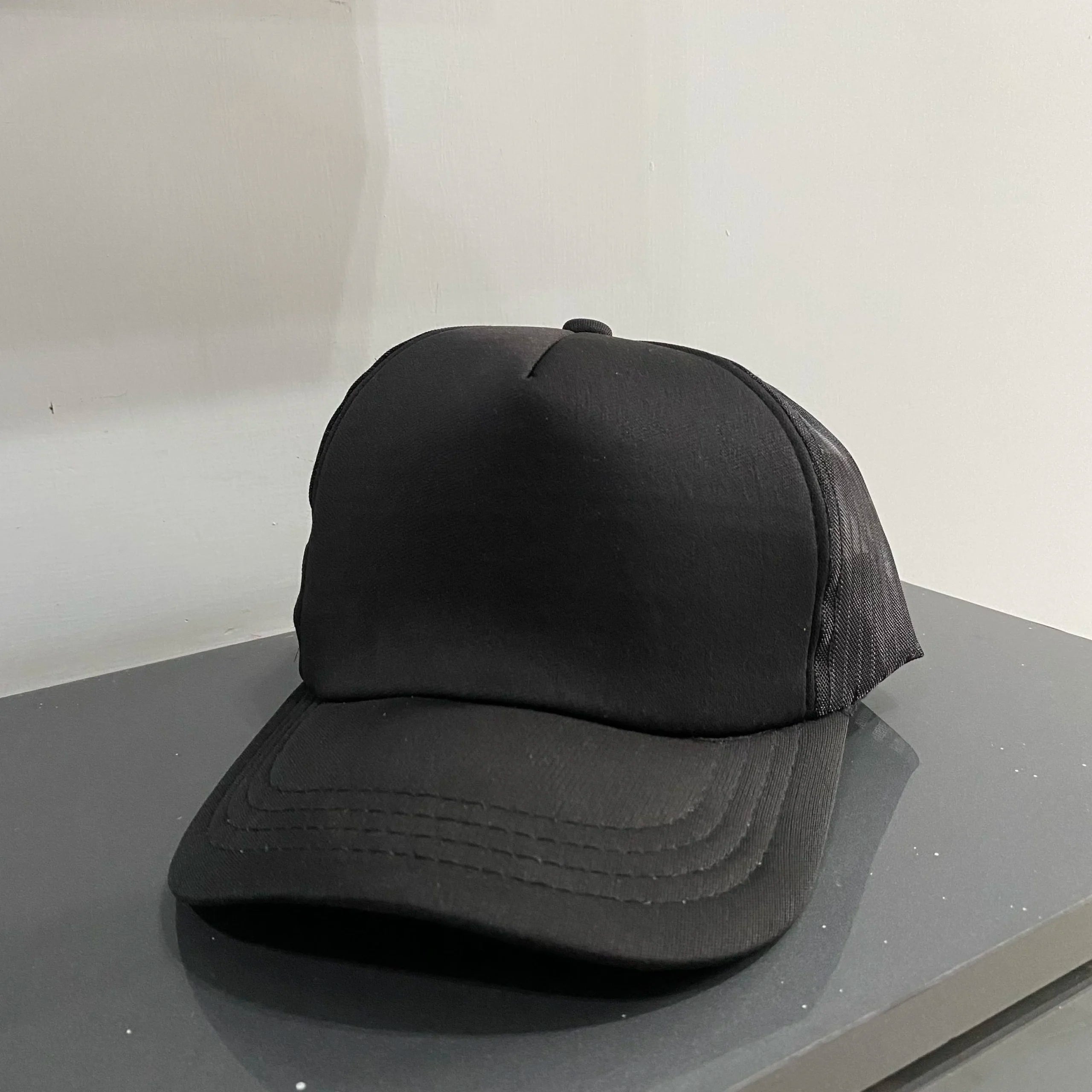 Black Net Cap