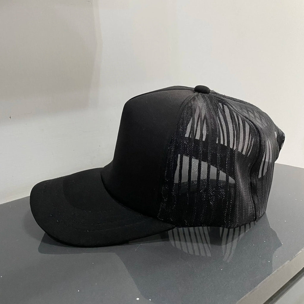 Black Net Cap